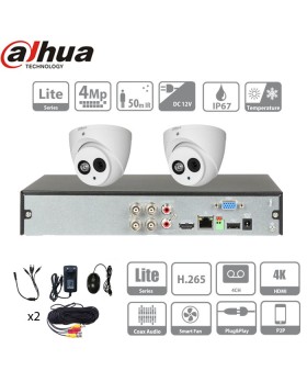 kit  2 caméras coaxial en 4mpx
