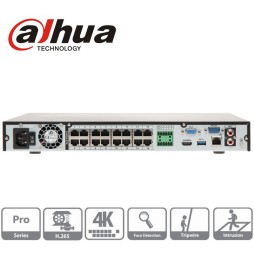 DAHUA NVR5216-16P-4KS2 NVR enregistreur IP POE 16 voies