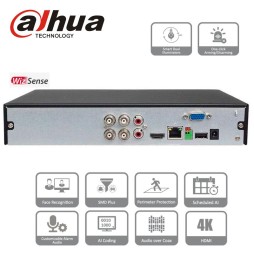 Dahua XVR5104H-4KL-I3 Enregistreur 4K - DVR 4 ports coaxial