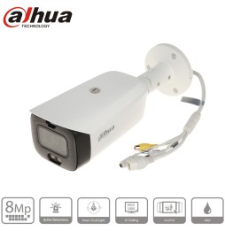 Caméra extérieure IP Poe Dahua TioC tube 8mpx- IPC-HFW3849T1-AS-PV-S5