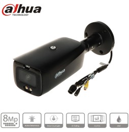 Caméra extérieure IP Poe Dahua TioC tube 8mpx- IPC-HFW3849T1-AS-PV-S5