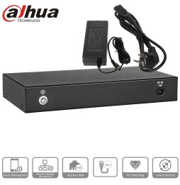 Dahua - CS4010-8ET-110 - Switch PoE 8 ports + 2 uplink Gigabit