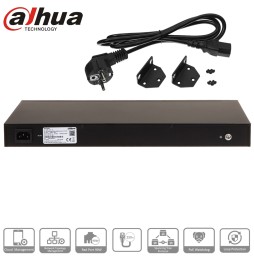 Dahua - CS4220-16GT-240- Switch PoE 16 ports + 2 uplink Gigabit