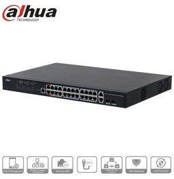 Dahua - CS4220-16GT-240- Switch PoE 16 ports + 2 uplink Gigabit