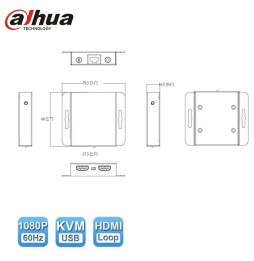 Dahua PFM700-E Extendeur HDMI RJ45 FULL HD 50m
