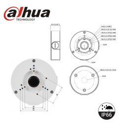 PFA130-E Dahua Boîte de jonction en aluminium