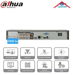 Dahua XVR5108H-I3 Enregistreur 8 voies coaxial