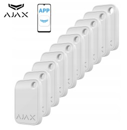 Badge RFID blanc porte-clés pour alarme AJAX