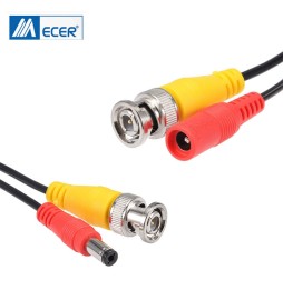 Câble coaxial 5m pour caméra analogique avec alimentation