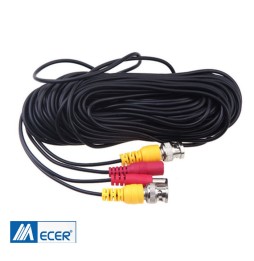 Câble coaxial avec alimentation 15m pour caméra coaxiale